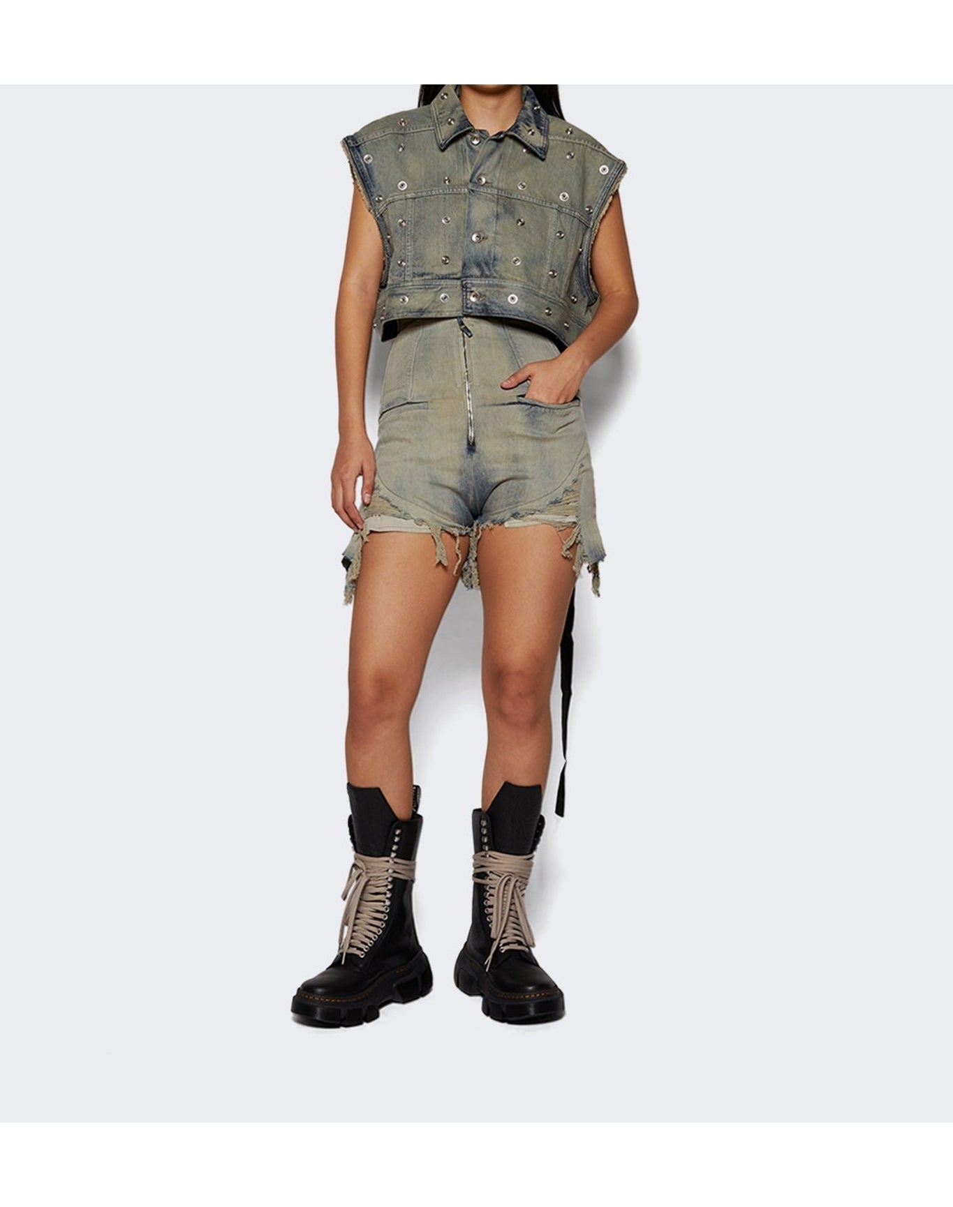 Rick Owens DRKSHDW | Women | Cropped Jacket | Sky
