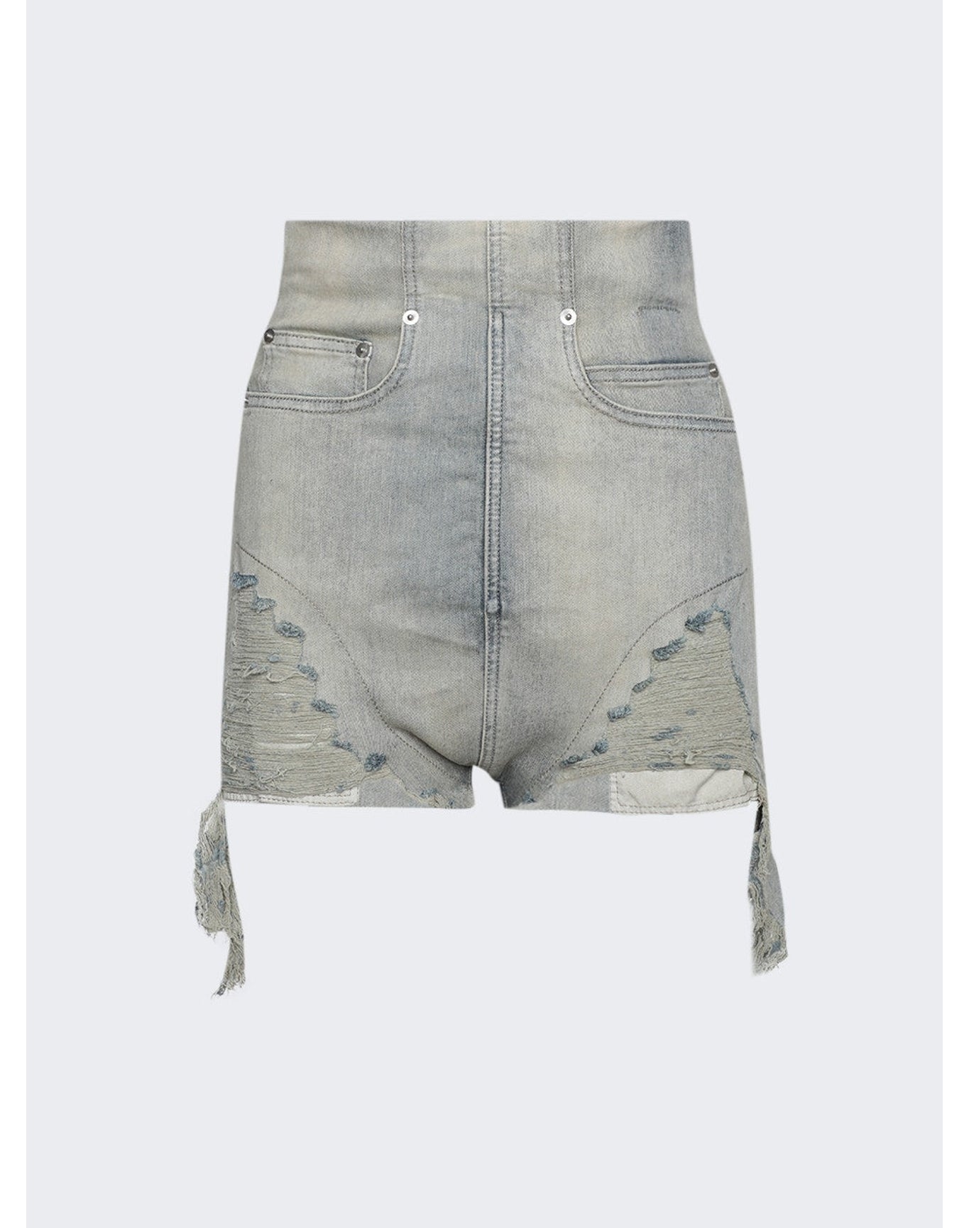 Rick Owens DRKSHDW | Women | Denim Dirt Cutoff Shorts | Sky