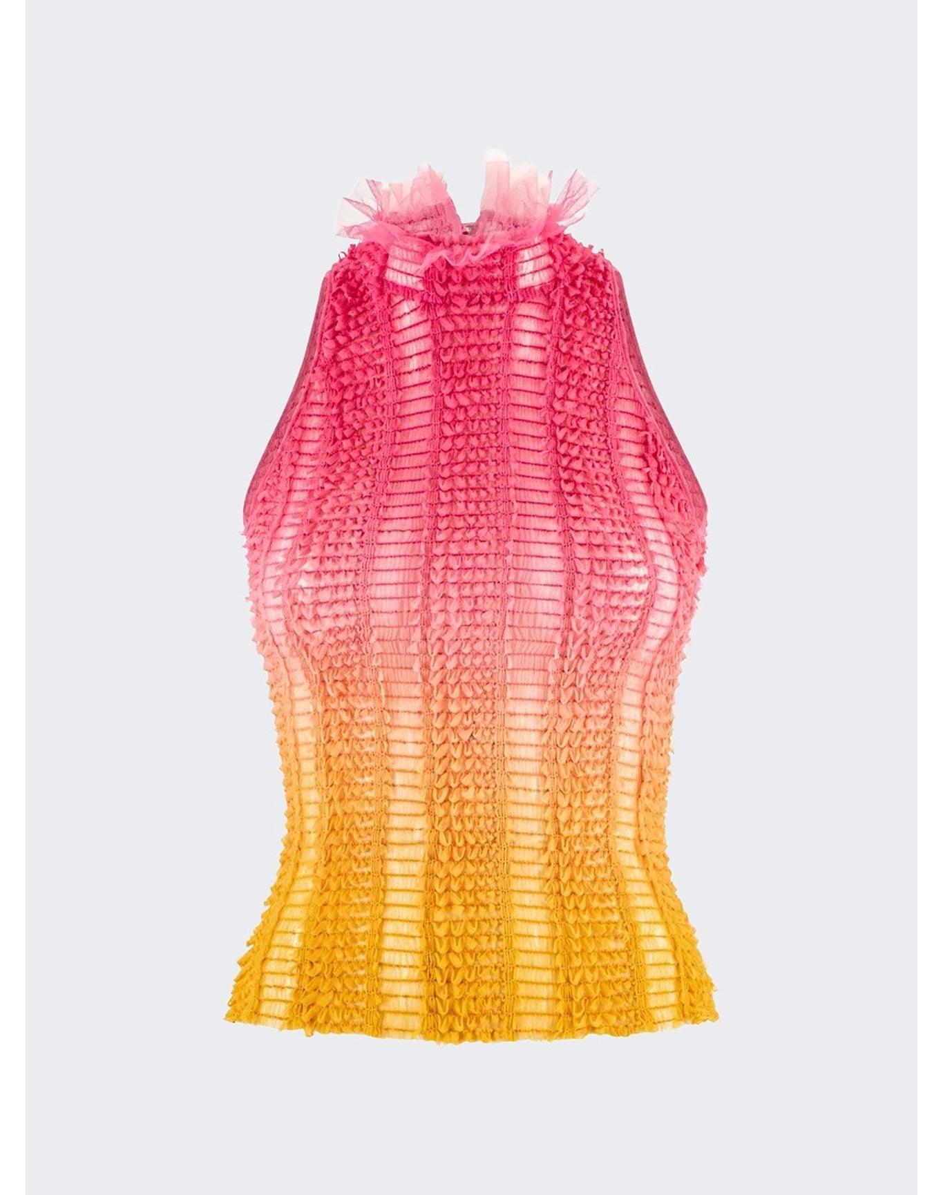 Roberta Einer | Women | Angel Sheer Ombre Top | Pink x Orange