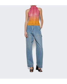 Roberta Einer | Women | Angel Sheer Ombre Top | Pink x Orange
