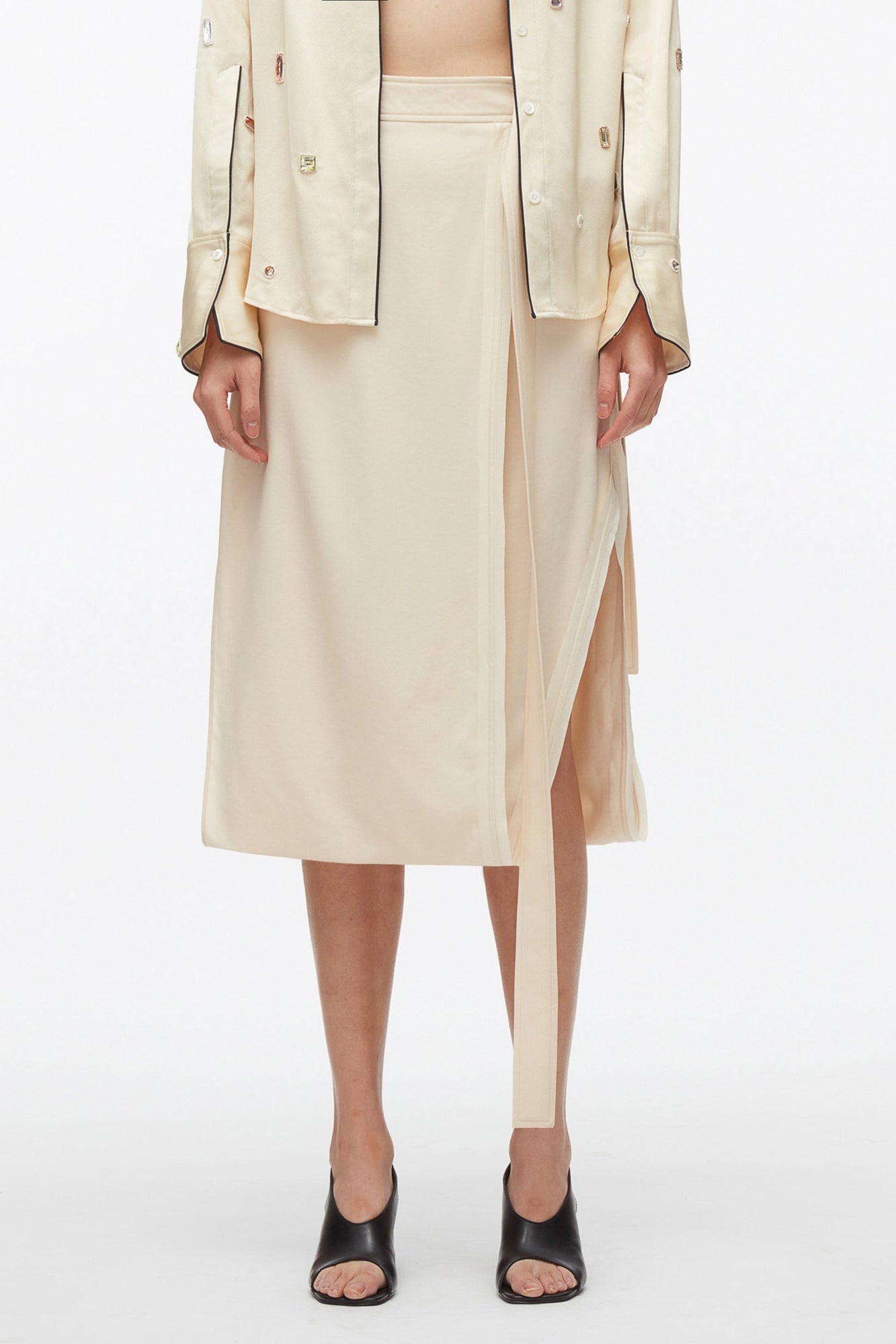 Endless Loop Skirt | Champagne