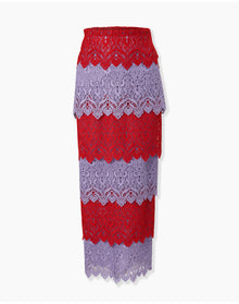 Pencil Skirt | Herrera Red Mul
