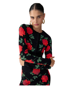 Trumpet Skirt | Black Multi