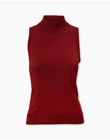 Mock Neck Knit Tank | Rioja