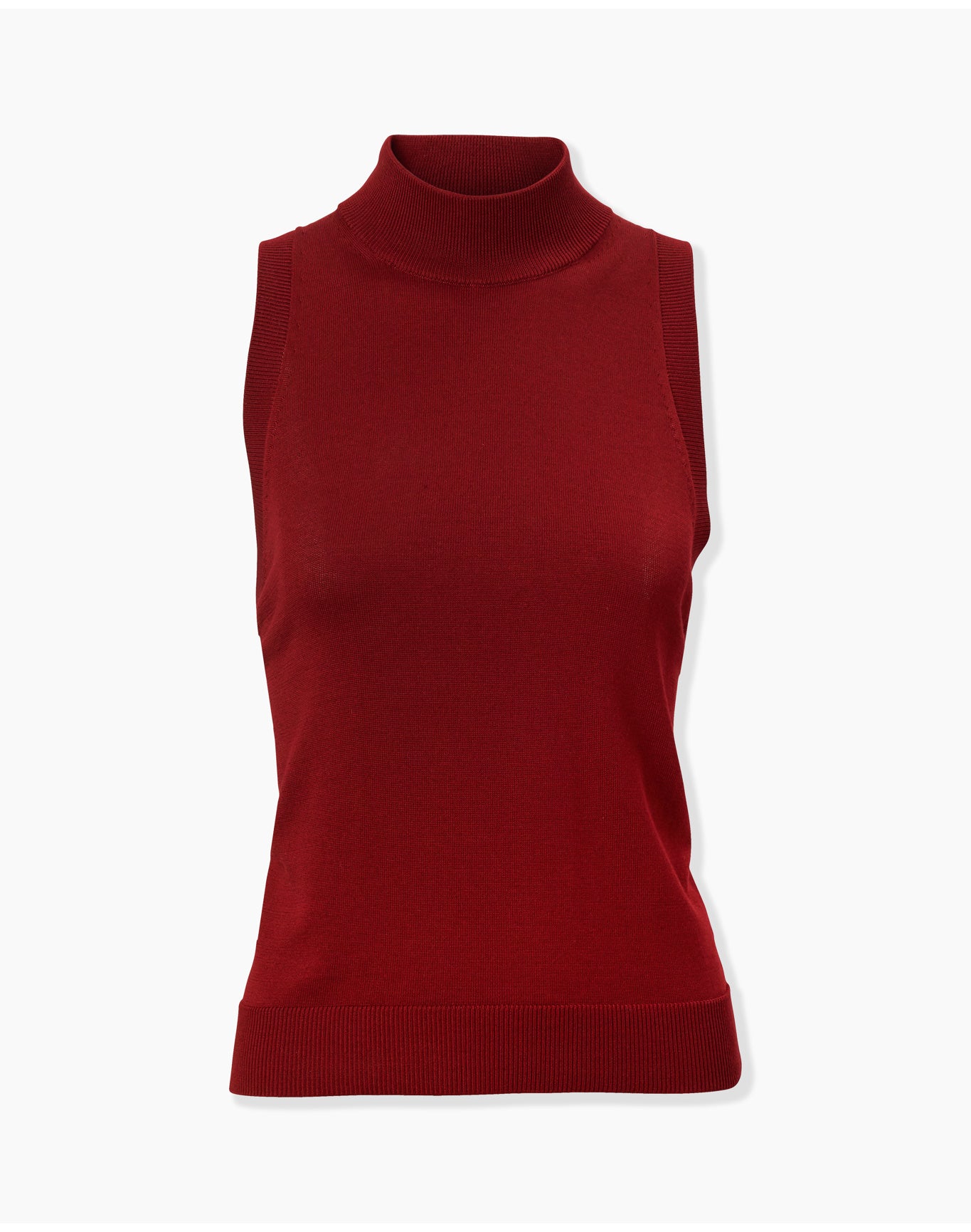 Mock Neck Knit Tank | Rioja