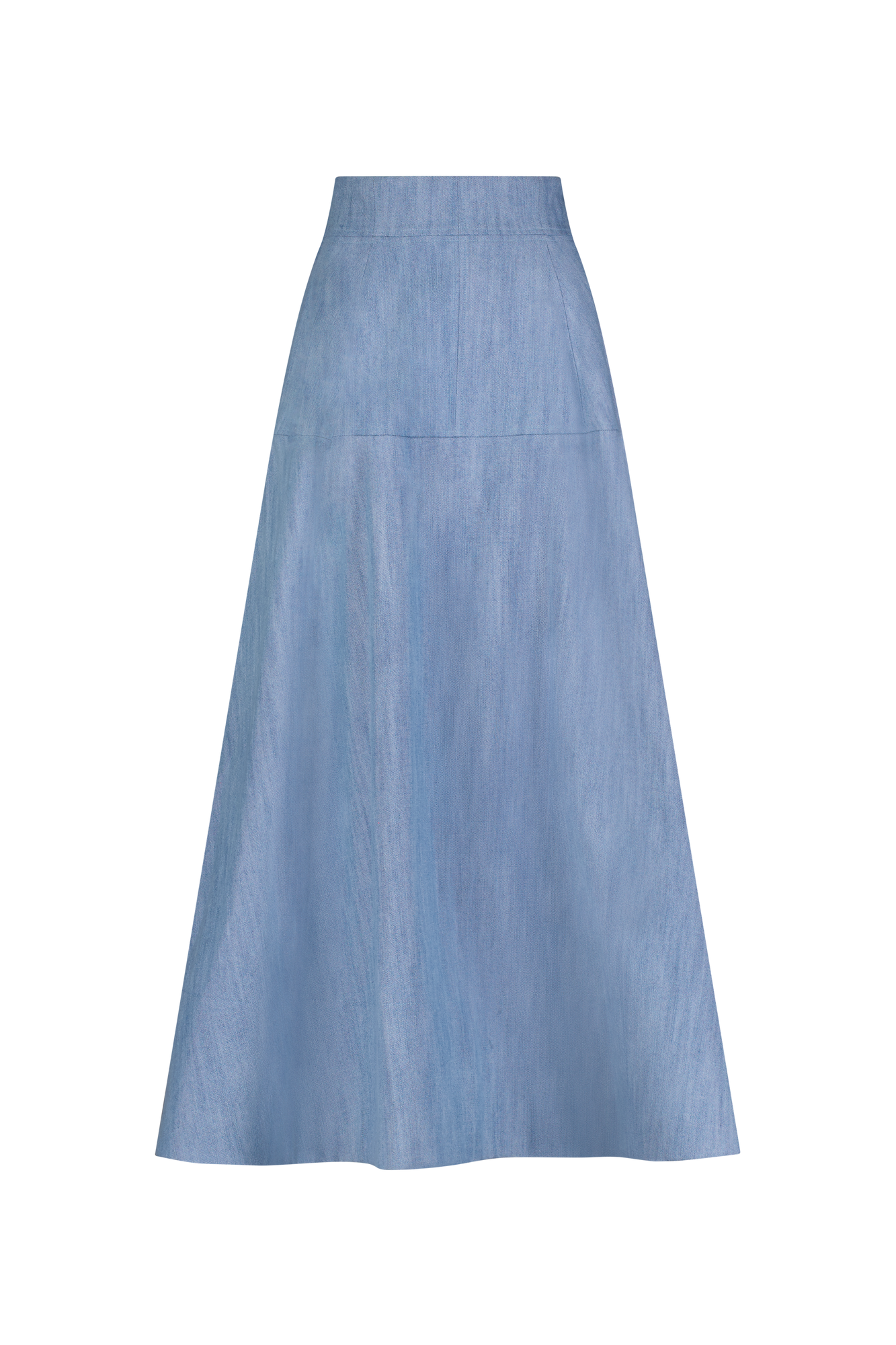 Denim A-Line Skirt | Light Denim