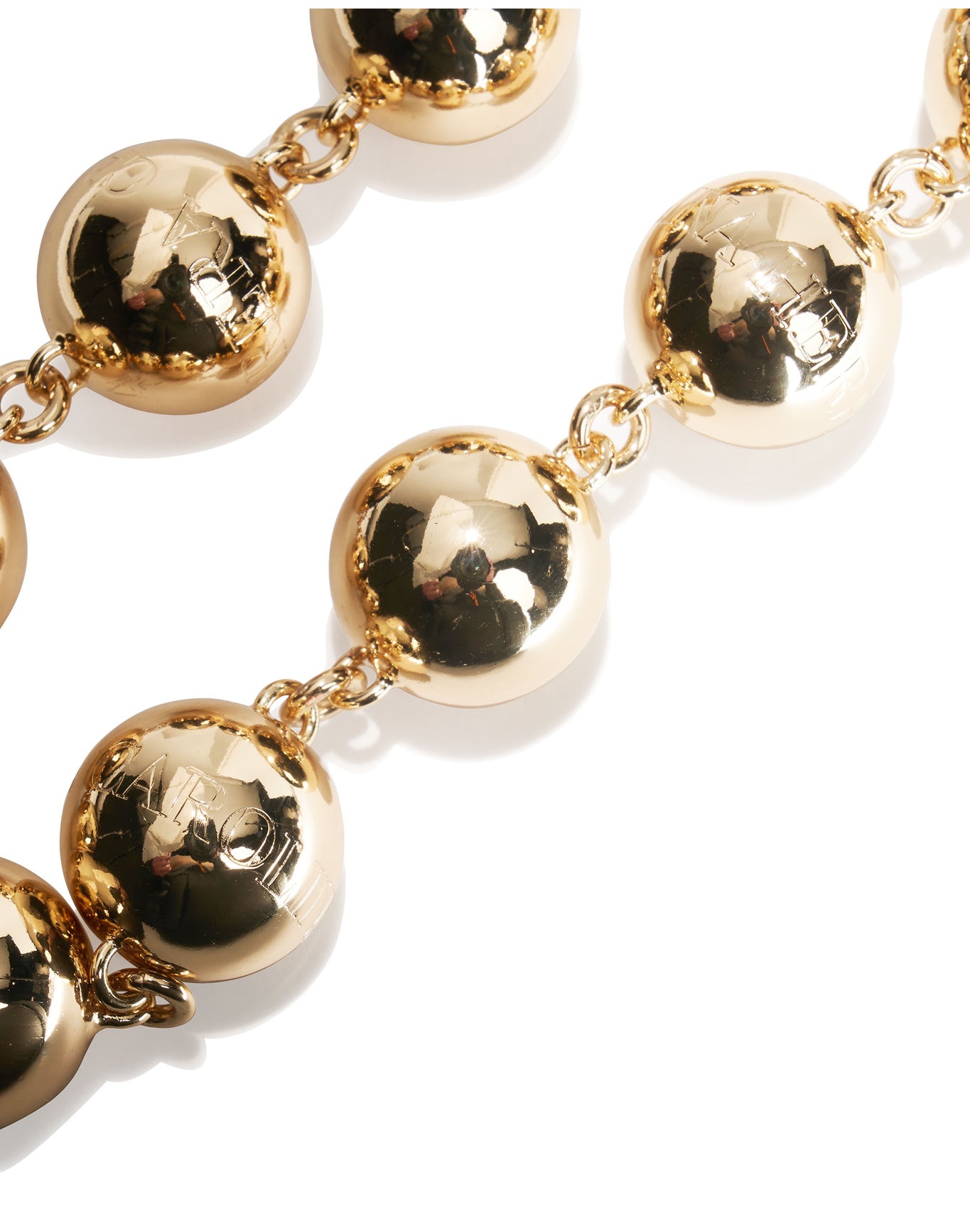 Gold Ball Necklace | Gold