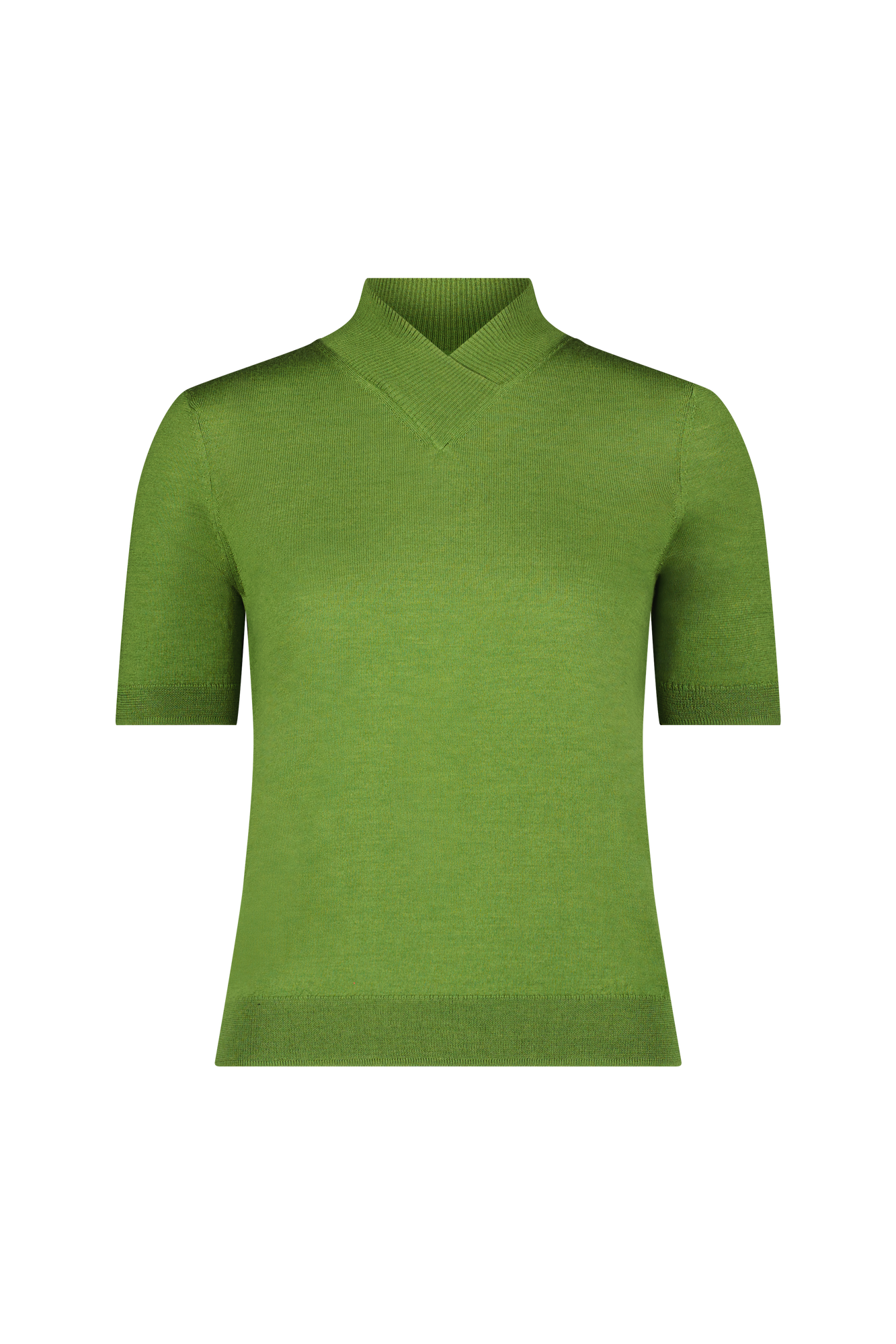 Merino Silk Knit T-Shirt | Cactus