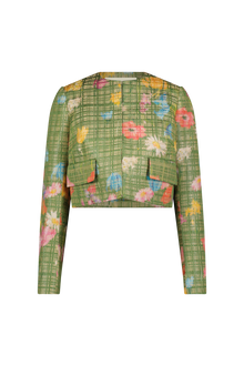 Floral Raffia Jacket | Cactus Multi