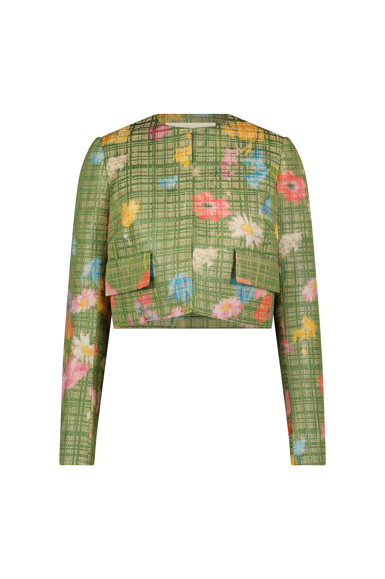 Floral Raffia Jacket | Cactus Multi