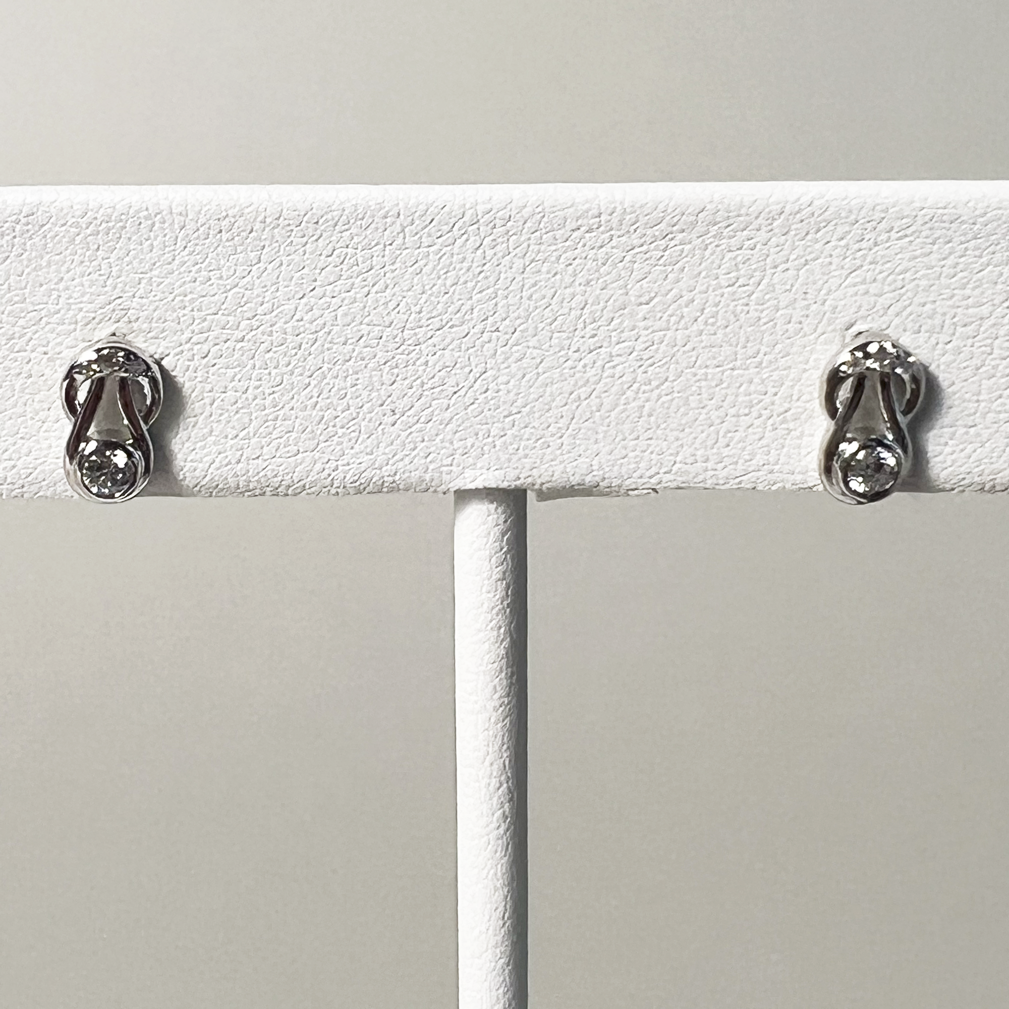 Sterling Silver Midnight Promises Diamond Studs | Sterling Silver | 0.19 CTW (Approx) White Diamond