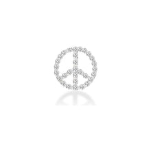Solo Diamond Peace & Love Stud | 18K Rose Gold