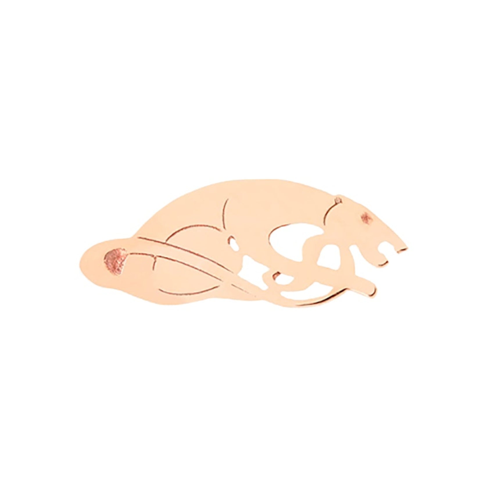Solo Panther Stud | 18K Rose Gold
