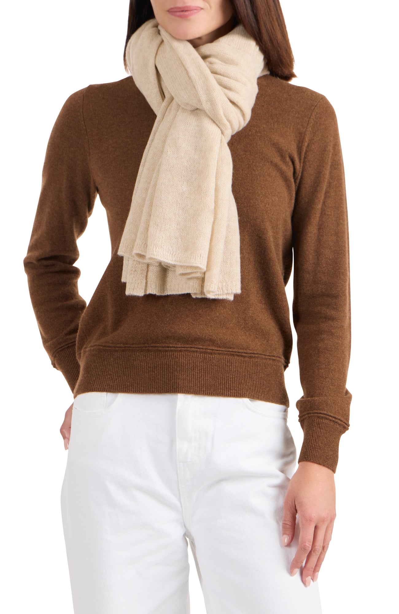 Amicale Cashmere | Women's Wrap | Oatmeal