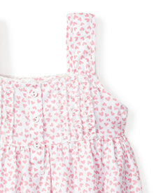 Girl's Twill Charlotte Short Set in Sweethearts in Sweethearts#Color_Sweethearts