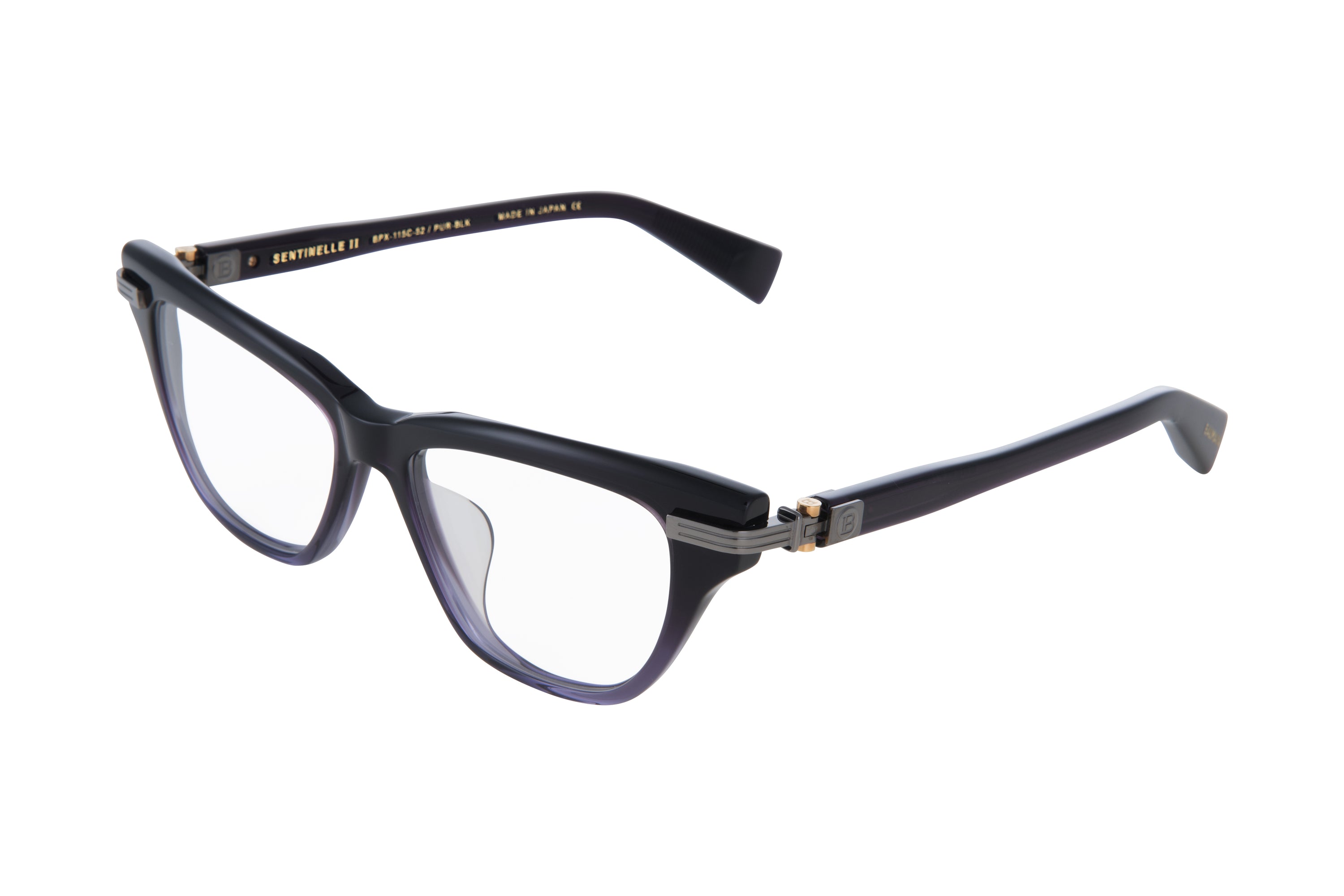 Womens | Sentinelle - II Optical | Dark Purple to Light Purple - Black Rhodium | Clear