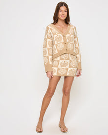 Shell Be There Skirt | Seashell Jacquard