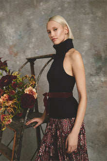 Vienna Skirt | Scarf Medallion Rum Raisin