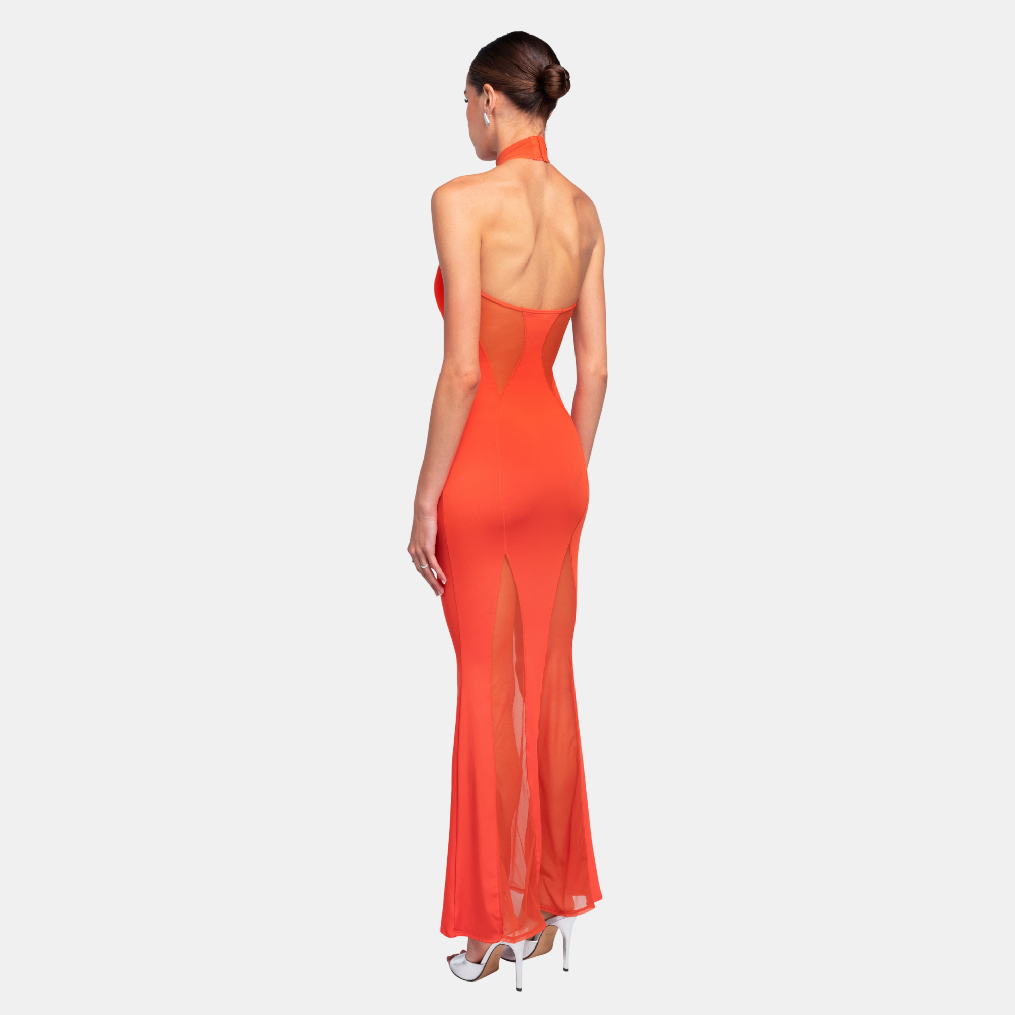 OW Collection Siena Halter Dress | OW Red