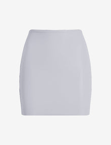Faux Leather Micro-Mini Skirt::Mist::Main