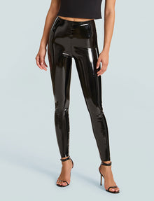 Faux Patent Leather Legging::Black::Hover