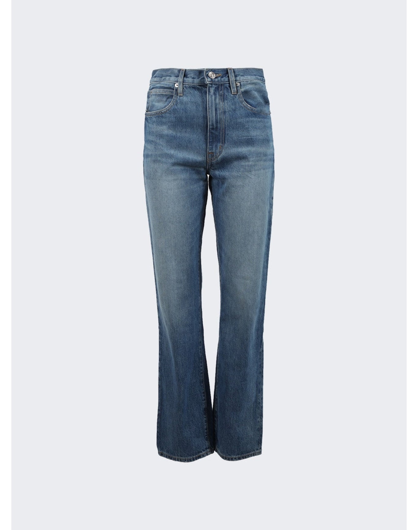 SLVRLAKE | Women | London Straight Jeans | Playing With Fire Blue