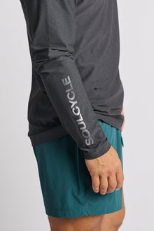 Rhone | Reign Long Sleeve | Black Heather