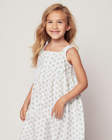 Girl's Twill Charlotte Nightgown in Match Point in Match Point#Color_Match Point