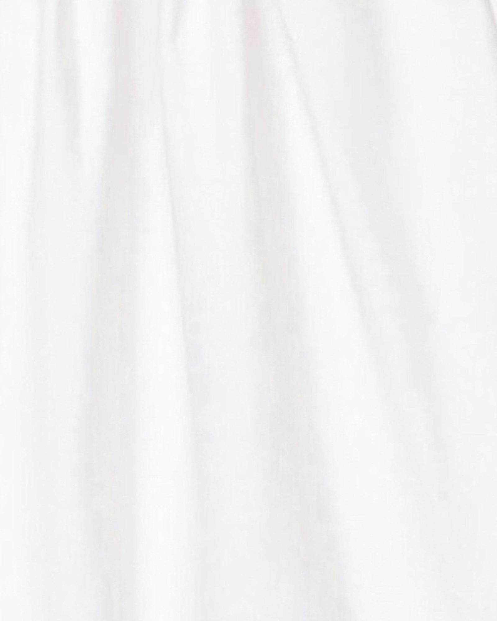 Girl's Twill Lily Nightgown in Fleurs de Rose in White#Color_White