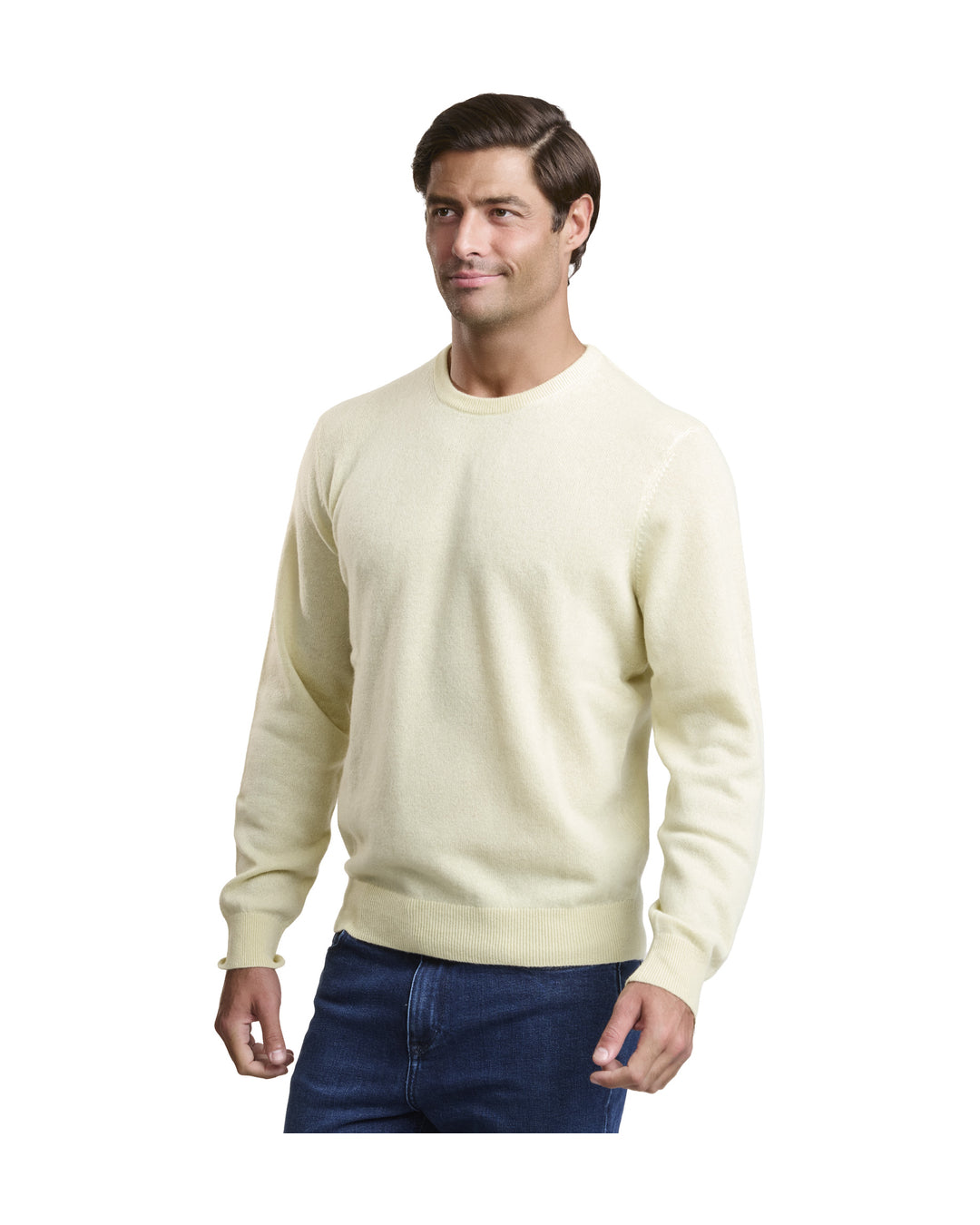 NOMAD | Men | Men's Cashmere Sweater | Yellow