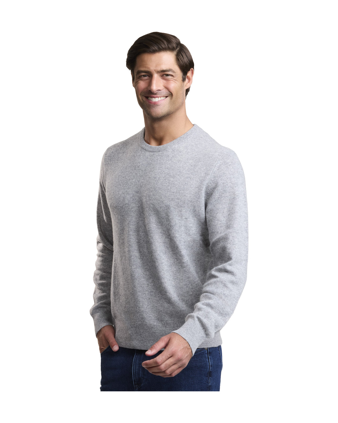 NOMAD | Men | Men's Cashmere Sweater | Grey