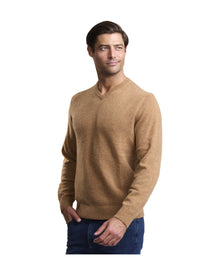 NOMAD | Men | Men's Cashmere Sweater | Camel