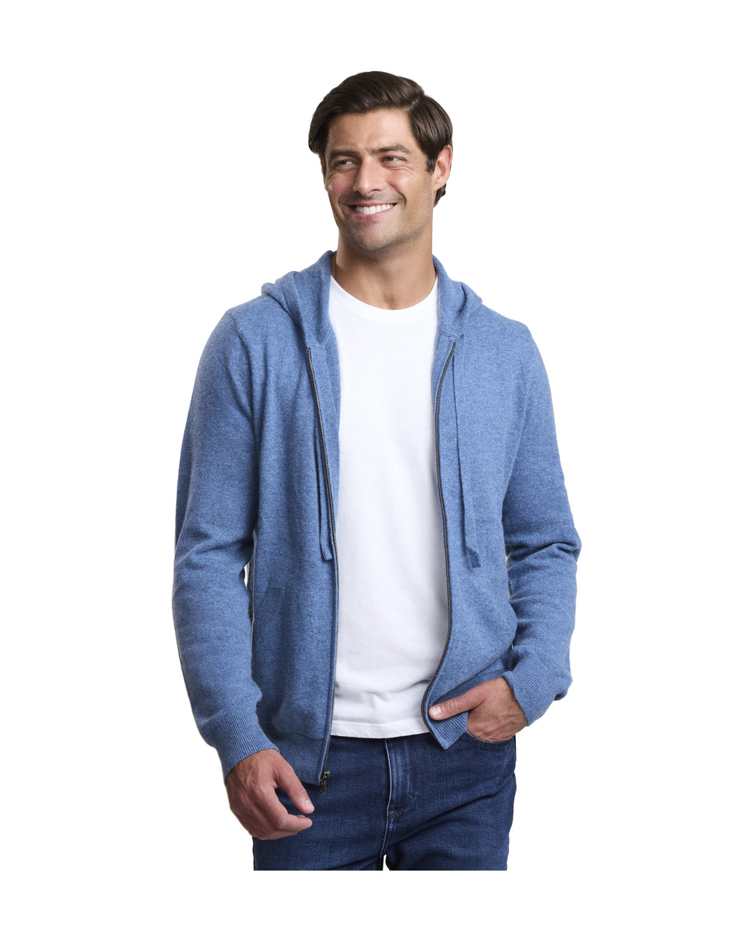NOMAD | Men | Men's Cashmere Sweater | Blue