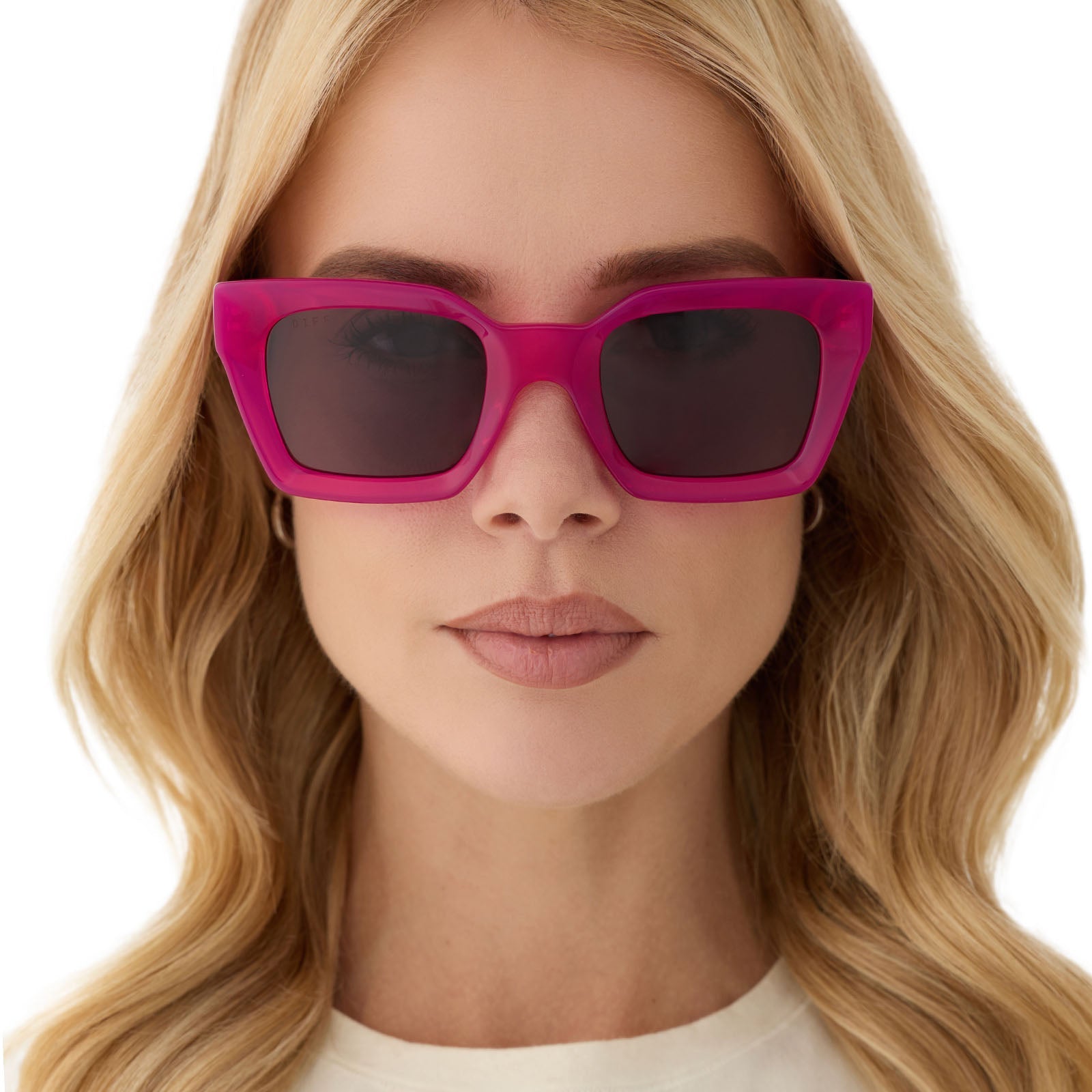 Womens | Greer Sunglasses | Bright Tulip | Grey Lenses