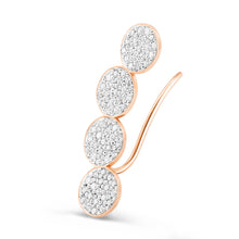 Mini Ever Solo Right Diamond Arc Earring | 18K Rose Gold