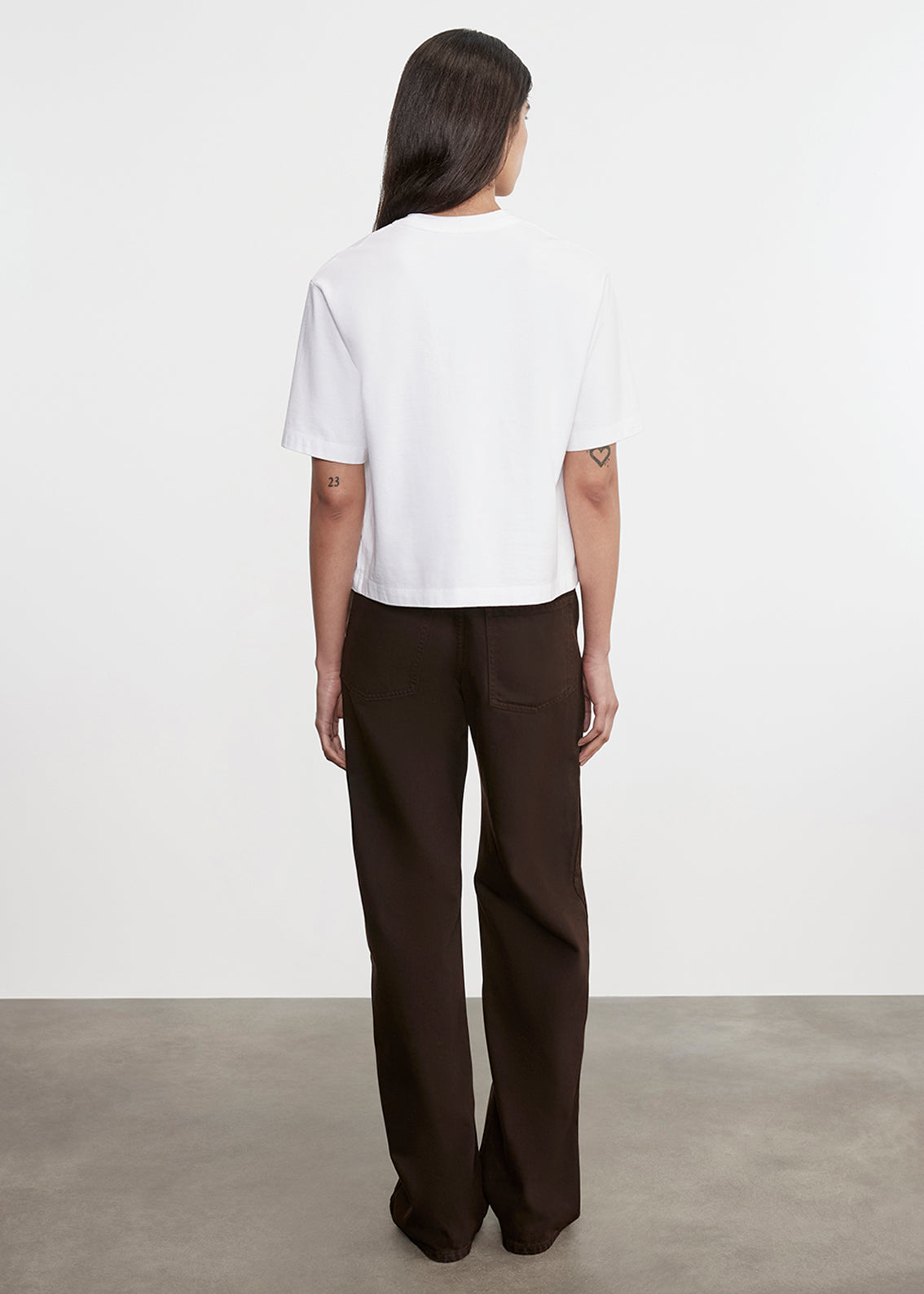Relaxed Straight Leg Jean | Coffee Bean
