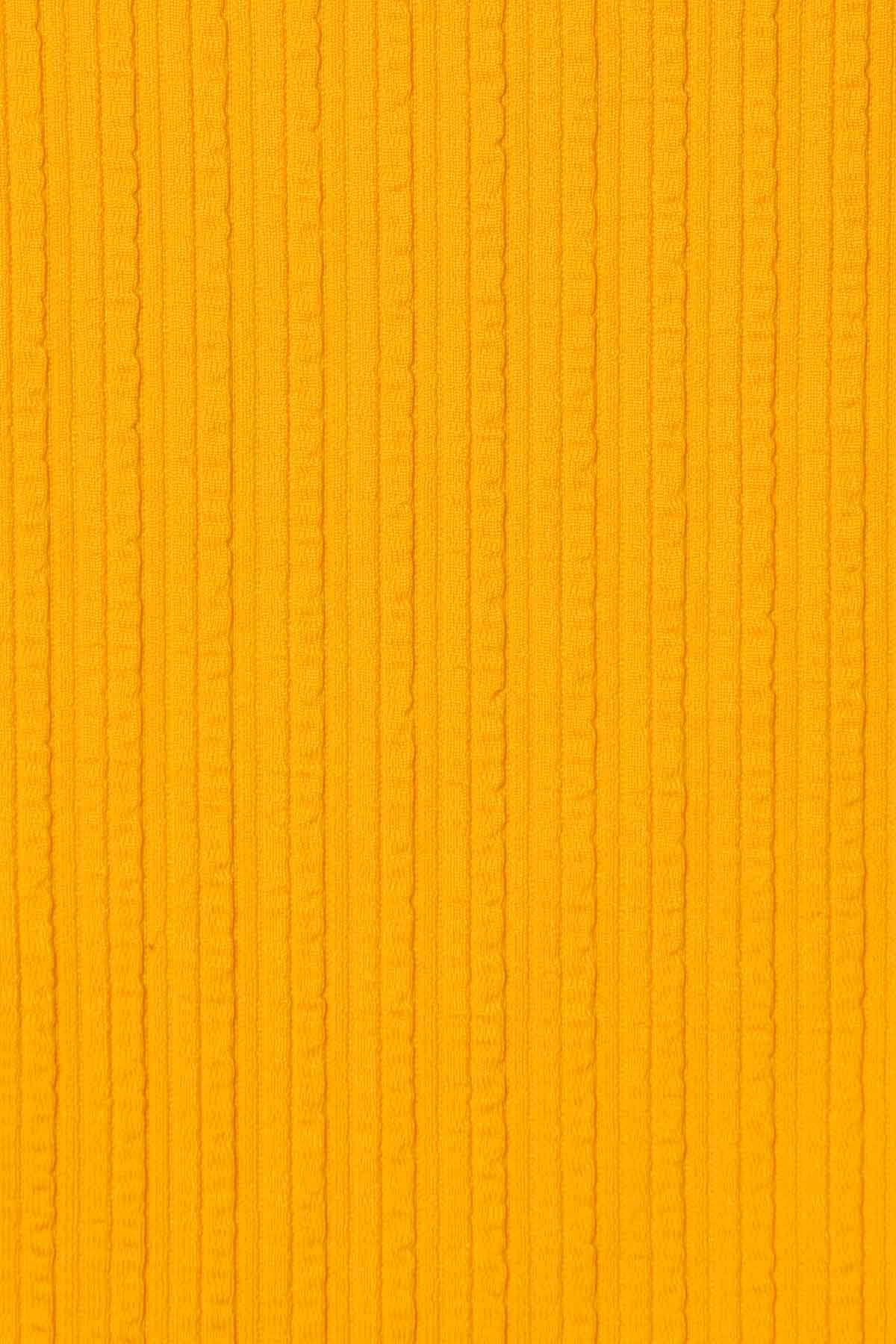 California High Leg Bottom | Sunflower Pucker Rib