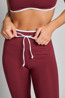 Year of Ours | Sport Sprint Legging | Burgundy