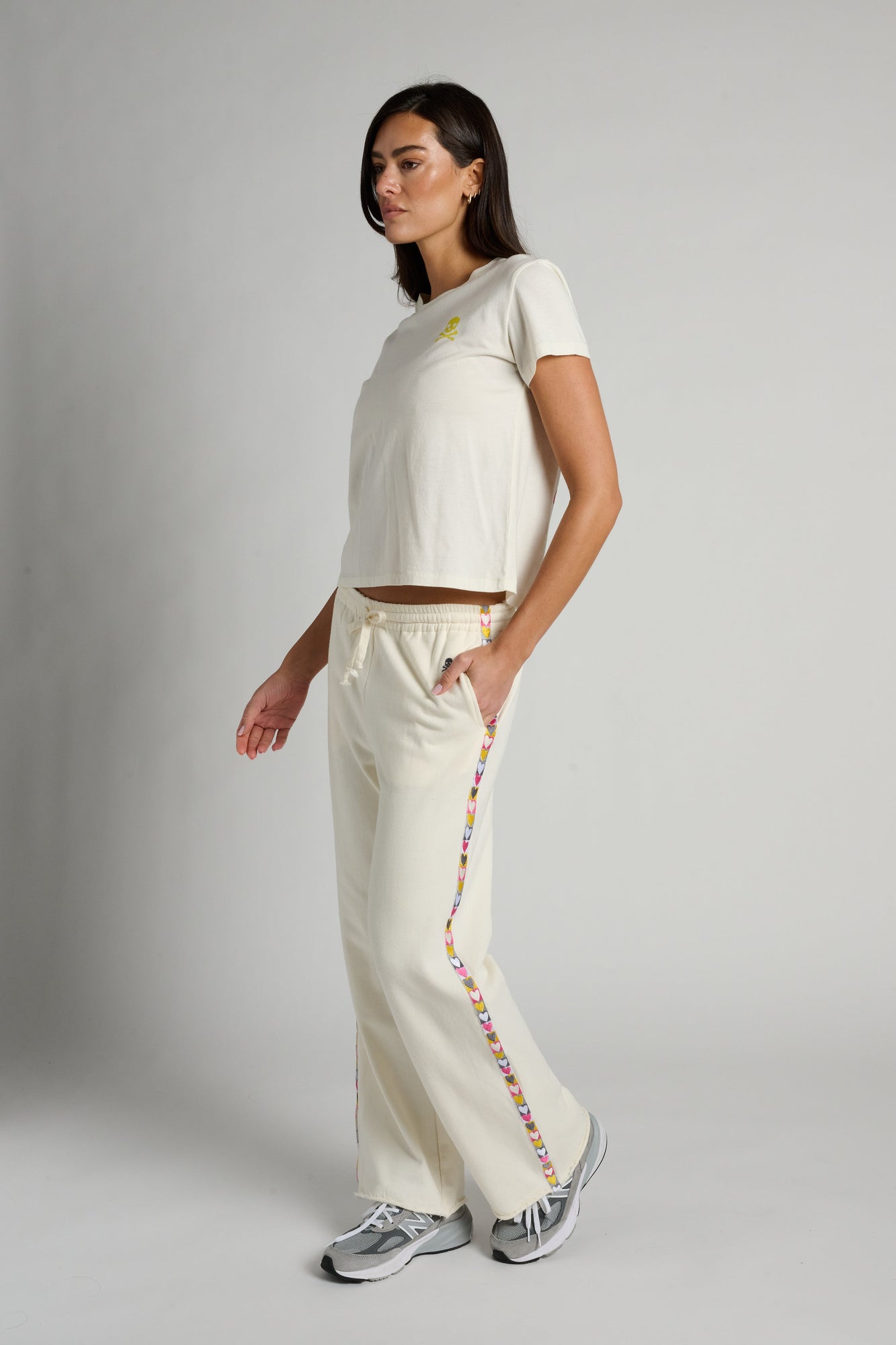 Kerri Rosenthal | Weekend Soul Brigade Sweatpant | White
