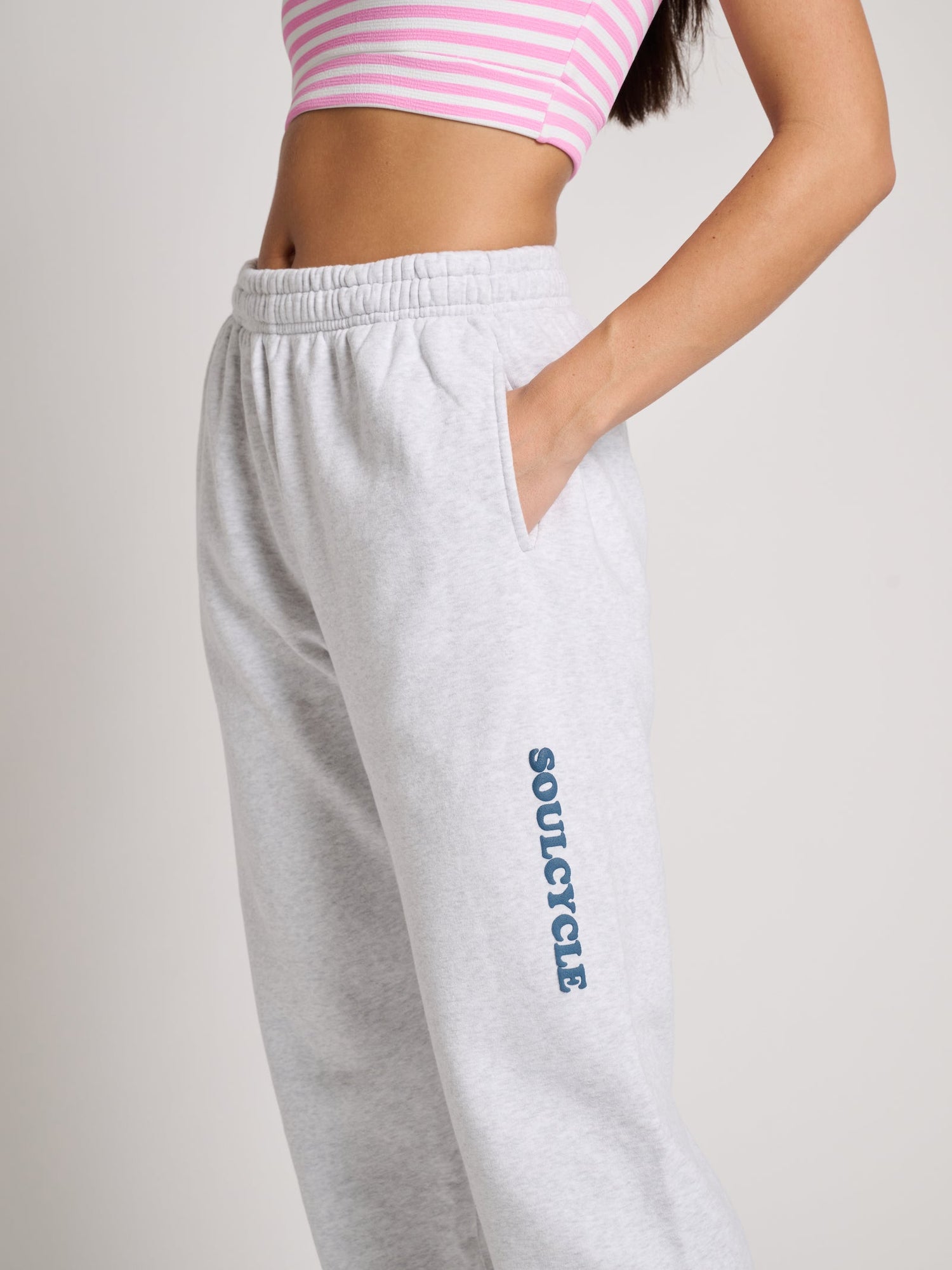 Soul by SoulCycle | Dylan Sweatpant | Light Heather Grey