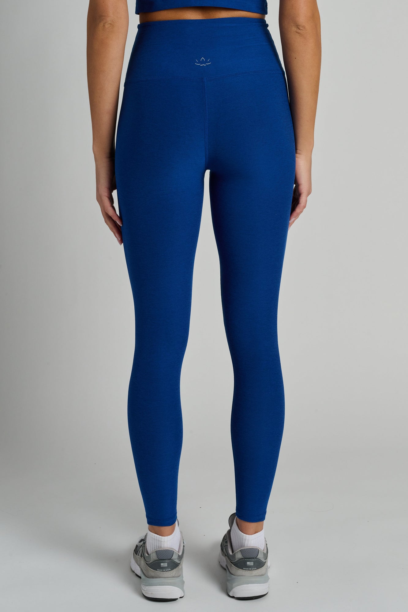 Beyond Yoga | At Your Leisure Midi Legging | Marine Blue Heather
