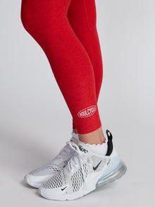 Beyond Yoga | At Your Leisure Midi Legging | Ruby Red