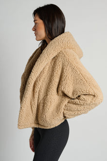 Jill Martin | Cropped Teddy Lounger | Tan