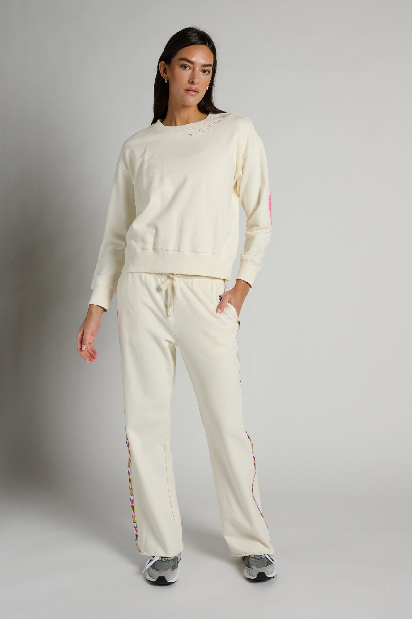 Kerri Rosenthal | Weekend Soul Brigade Sweatpant | White