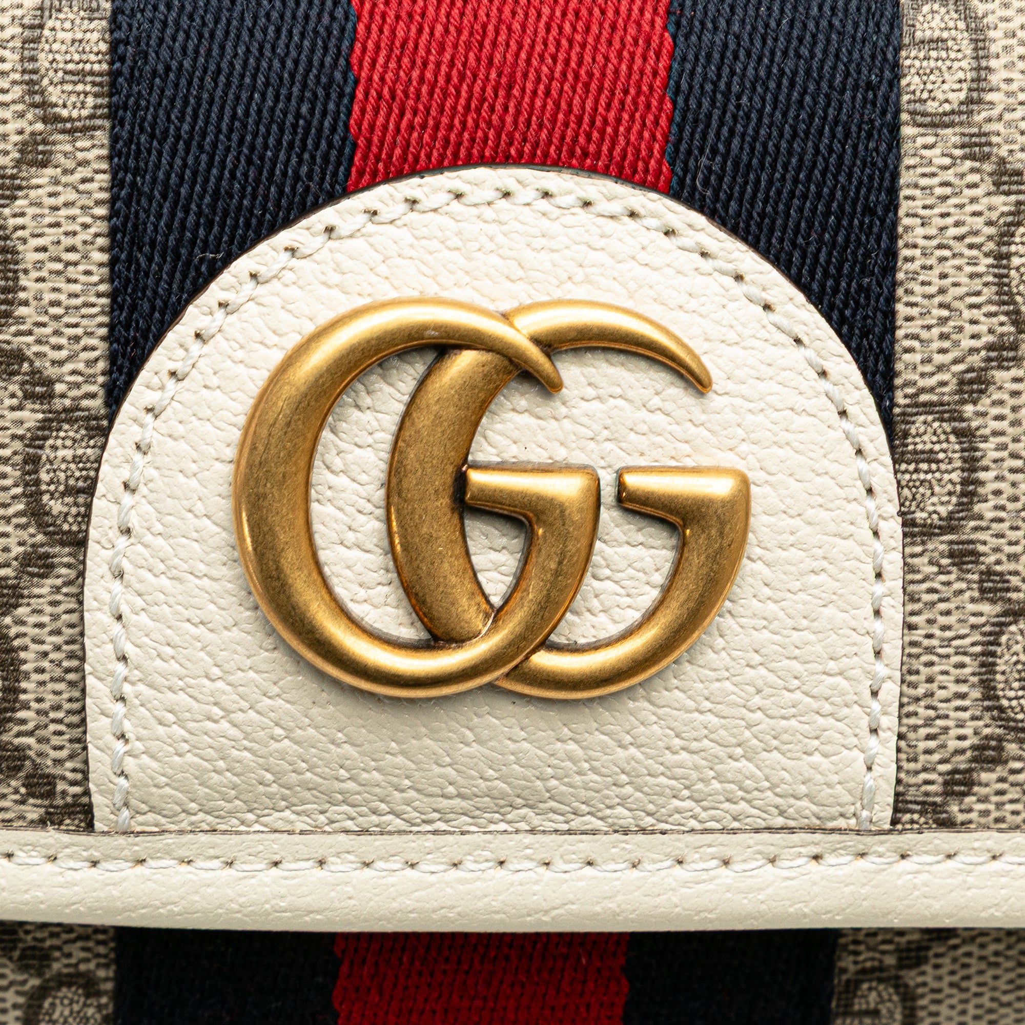 Gucci | Pre-Owned GG Supreme Ophidia Belt Bag | Brown/Beige/WhiteWhite
