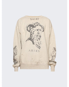 Saint Mxxxxxx | Men | Aries Crewneck Sweatshirt | Grey