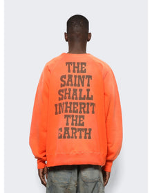 Saint Mxxxxxx | Men | Crewneck Sweatshirt | Orange