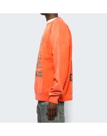 Saint Mxxxxxx | Men | Crewneck Sweatshirt | Orange
