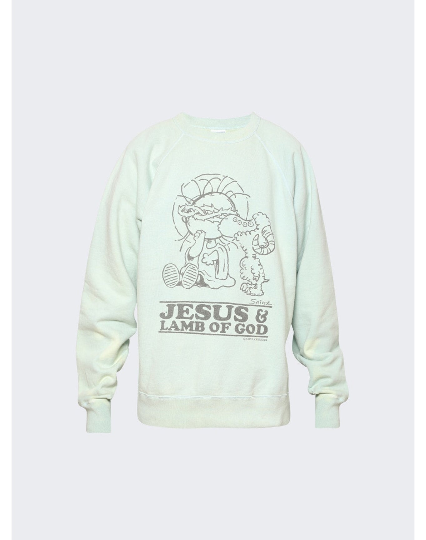 Saint Mxxxxxx | Men | Jesus Sweatshirt | Blue