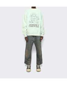 Saint Mxxxxxx | Men | Jesus Sweatshirt | Blue